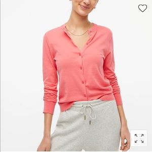 J. Crew Factory Classic Cotton Cardigan 💖